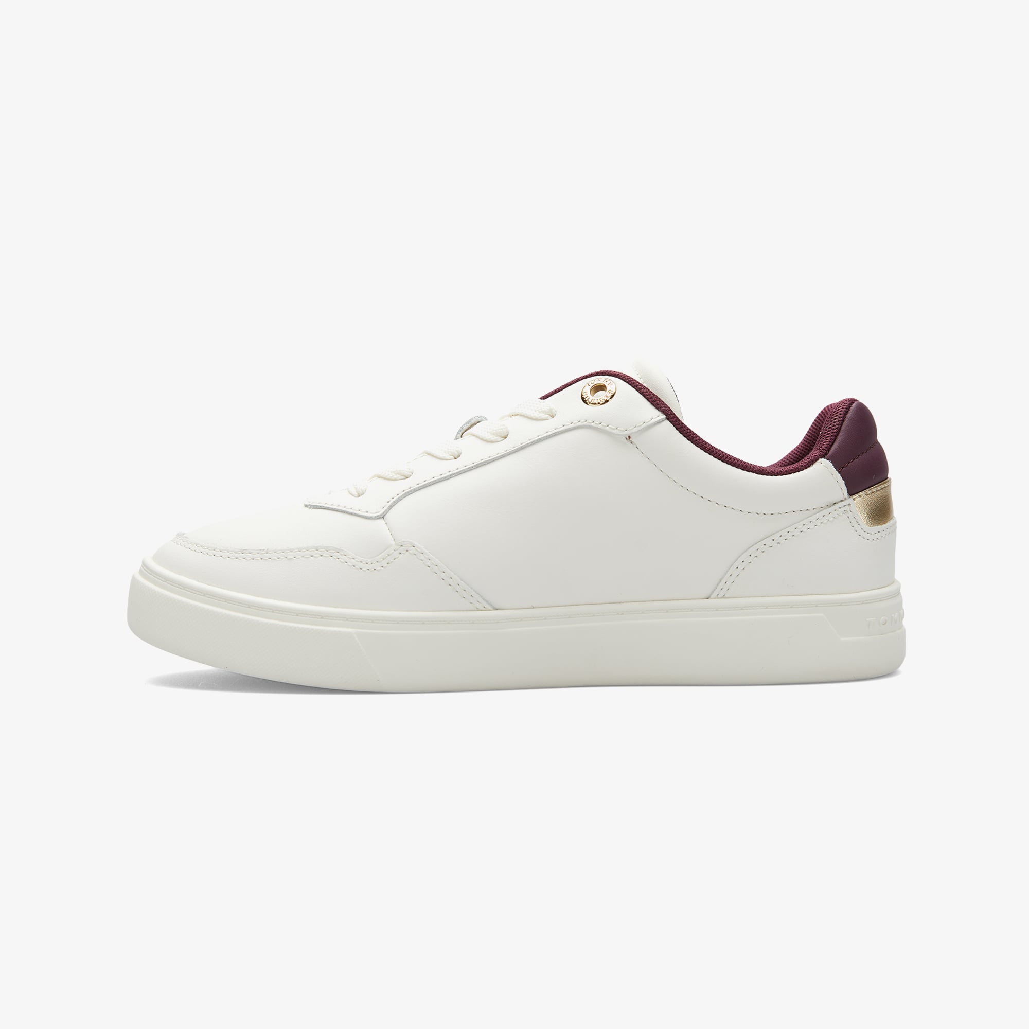 Tommy Hilfiger Essential Elevated Court Kadın Beyaz Sneaker - Görsel 3