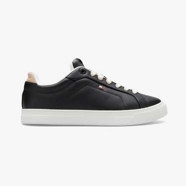  Tommy Hilfiger Icon Court Kadın Siyah Sneaker