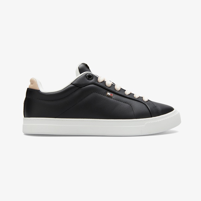  Tommy Hilfiger Icon Court Kadın Siyah Sneaker