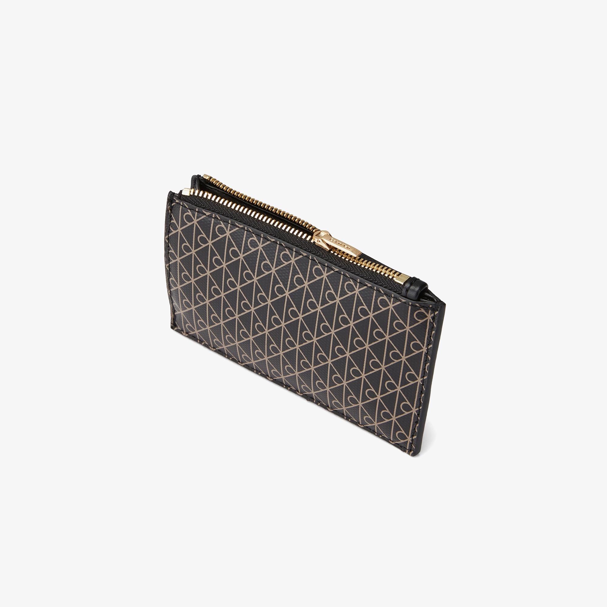 Calvin Klein Emblem Top Zip Kadın Siyah Kartlık