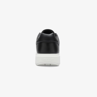  Calvin Klein Chunky Cupsole Hide Lace Up  Erkek Siyah Sneaker