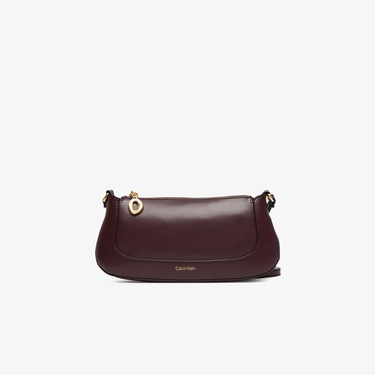  Calvin Klein Hardware Zip Kadın Kırmızı El Çantası