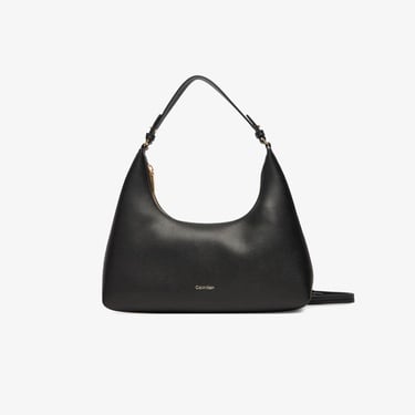  Calvin Klein Foil Logo Kadın Siyah El Çantası