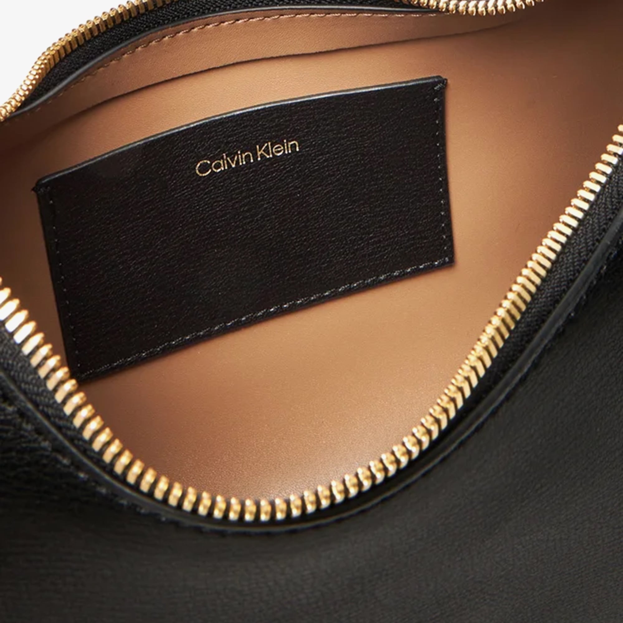 Calvin Klein Foil Logo Kadın Siyah El Çantası