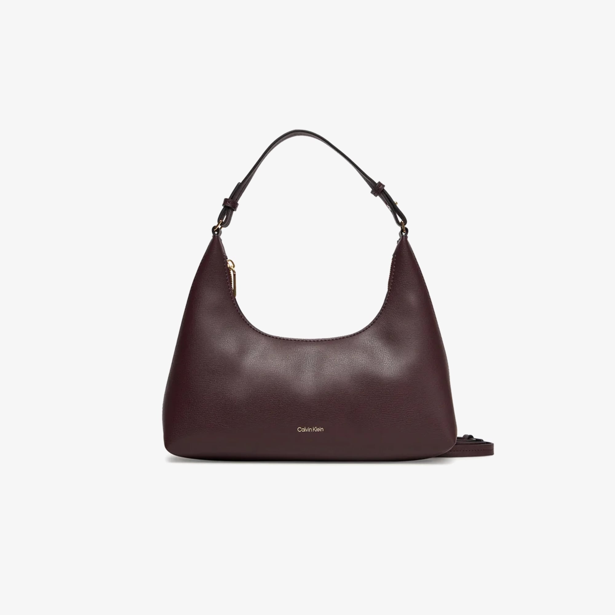 Calvin Klein Foil Logo Kadın Bordo El Çantası