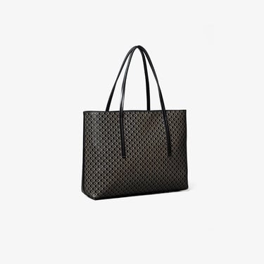  Calvin Klein Emblem Tote Pouch Kadın Siyah Çanta