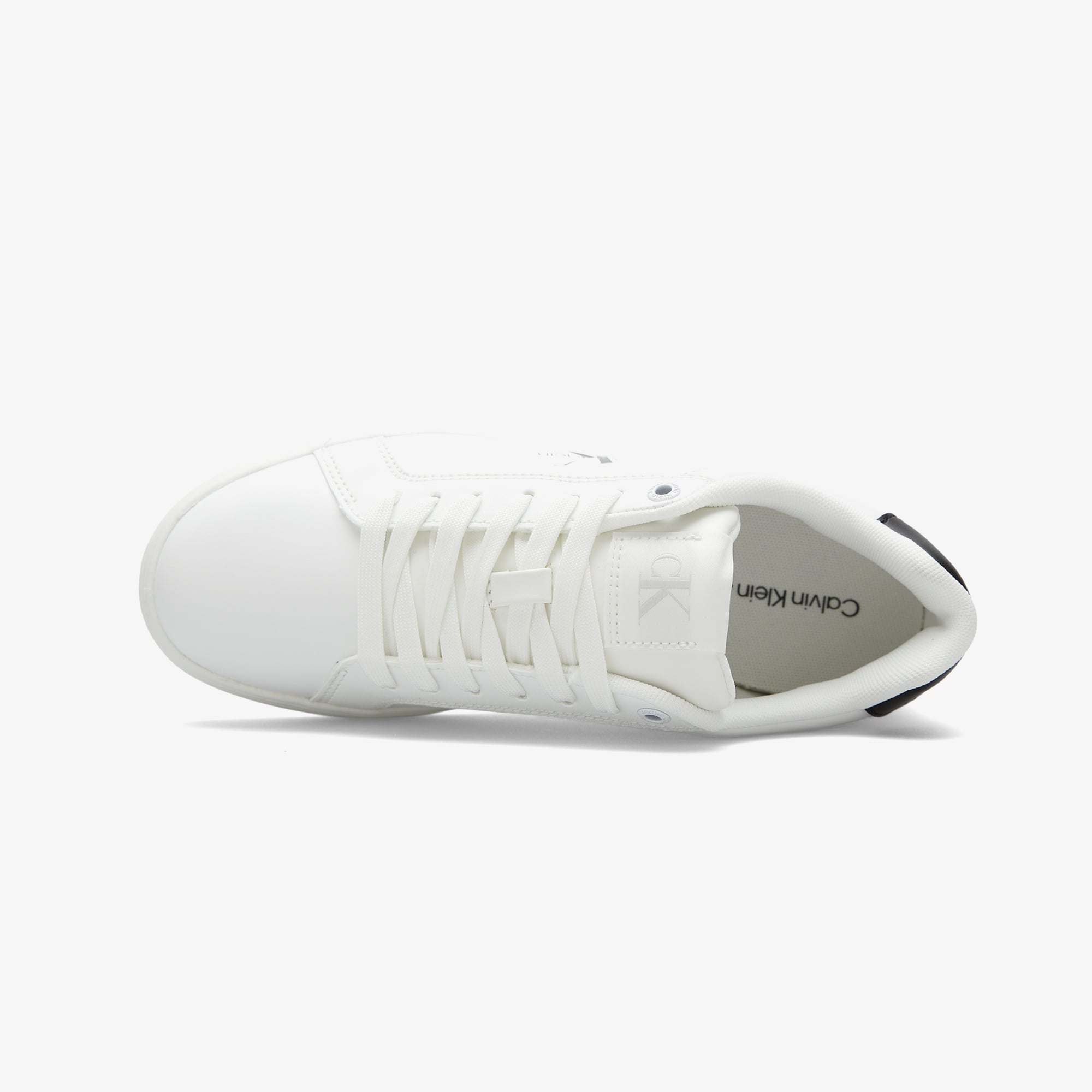 Calvin Klein Classic Cupsole Mono Kadın Beyaz Sneaker
