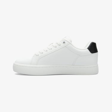  Calvin Klein Classic Cupsole Mono Kadın Beyaz Sneaker