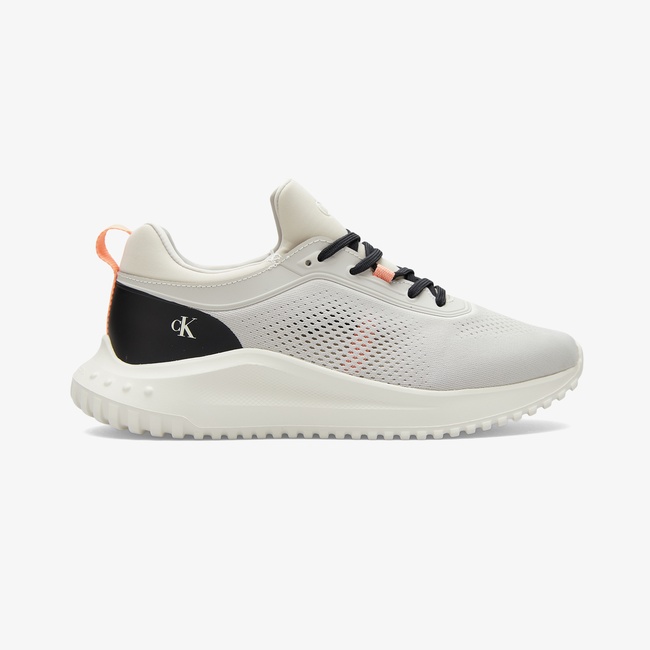  Calvin Klein Eva Runner Sock Tech Mix Kadın Gri Sneaker