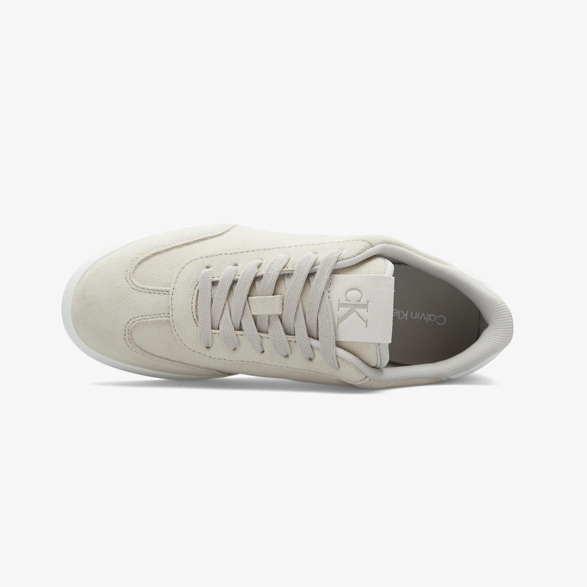Calvin Klein Classic Cupsole Mix In Kadın Gri Sneaker