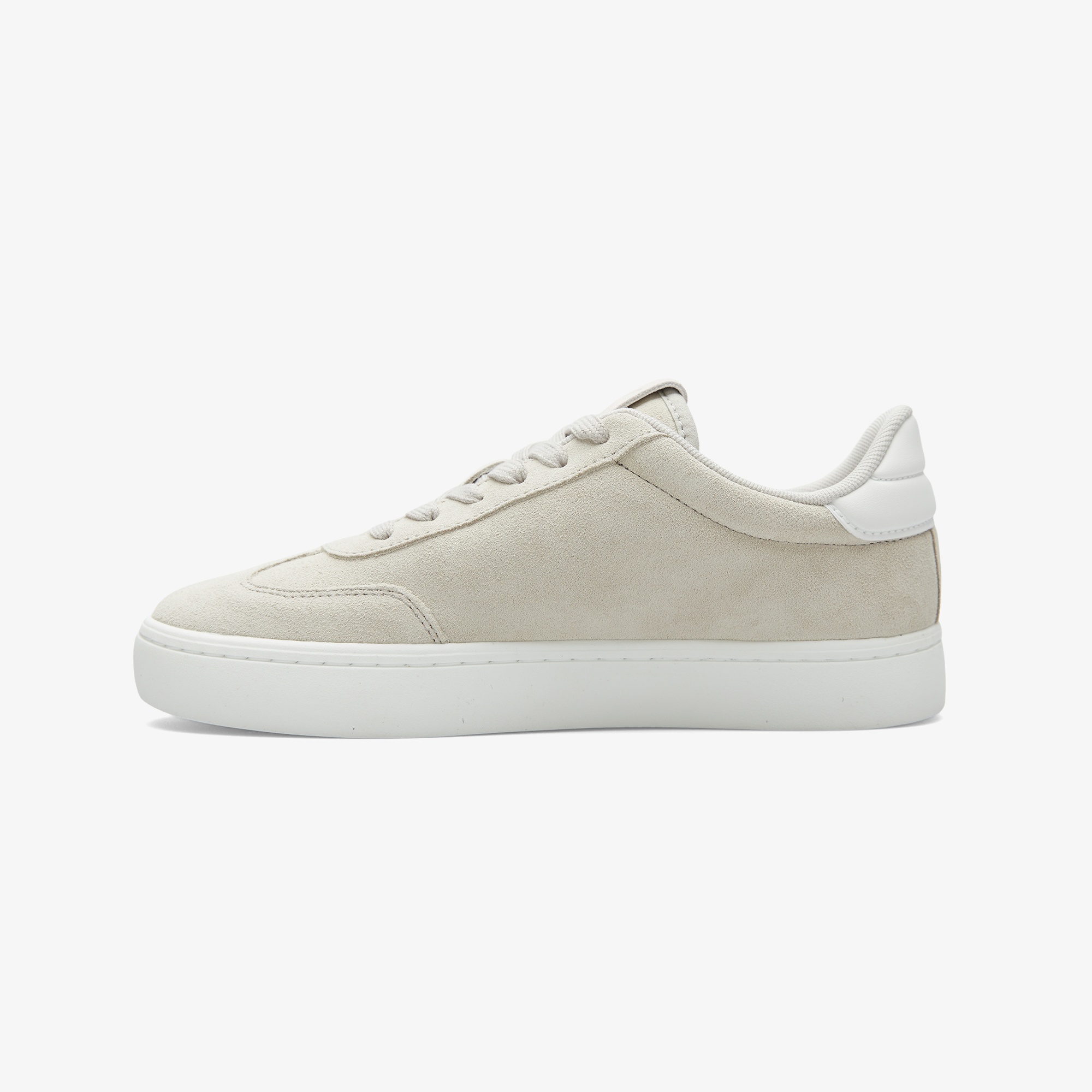 Calvin Klein Classic Cupsole Mix In Kadın Gri Sneaker