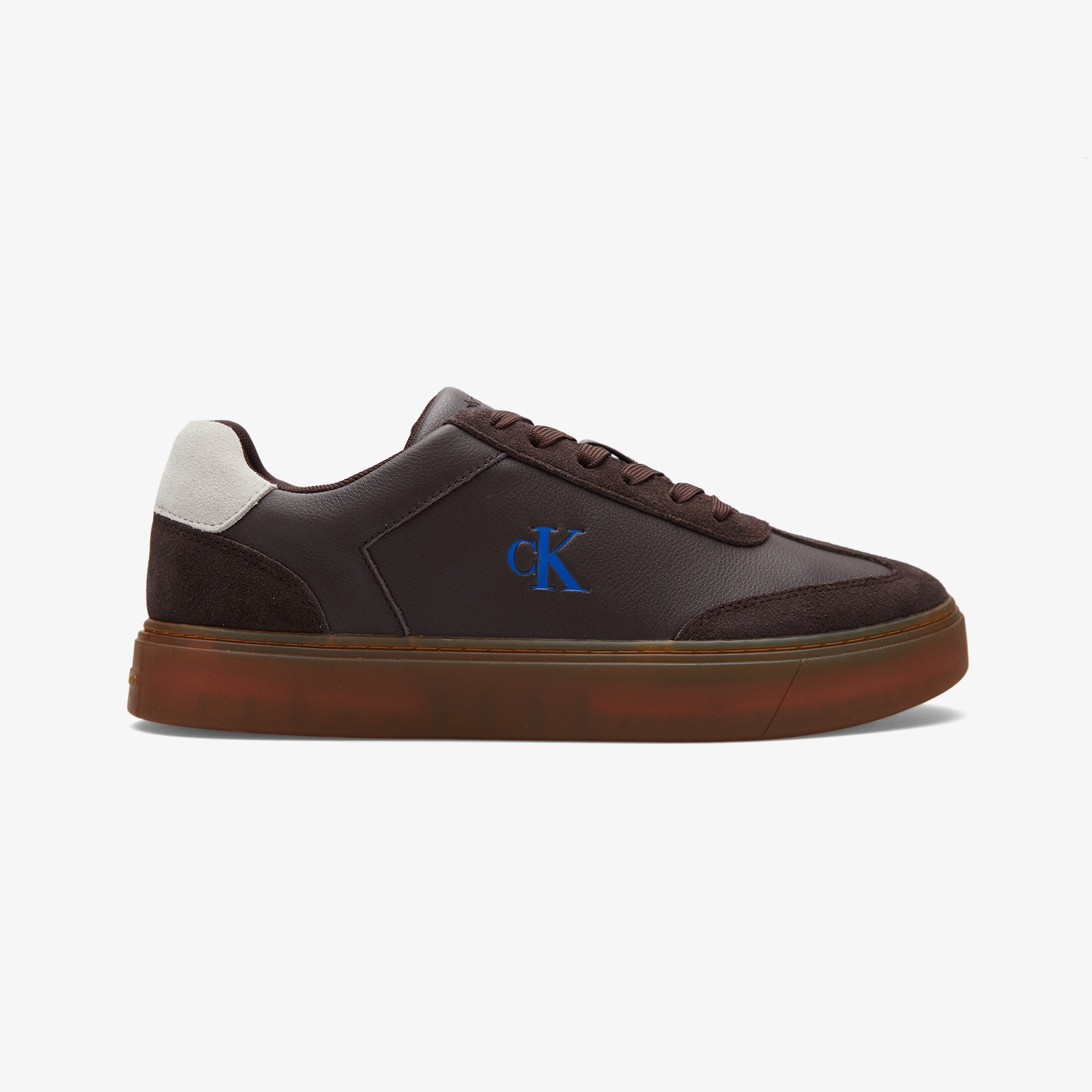 Calvin Klein Classic Cupsole Lace Up Erkek Kahverengi Sneaker