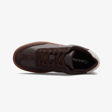  Calvin Klein Classic Cupsole Lace Up Erkek Kahverengi Sneaker