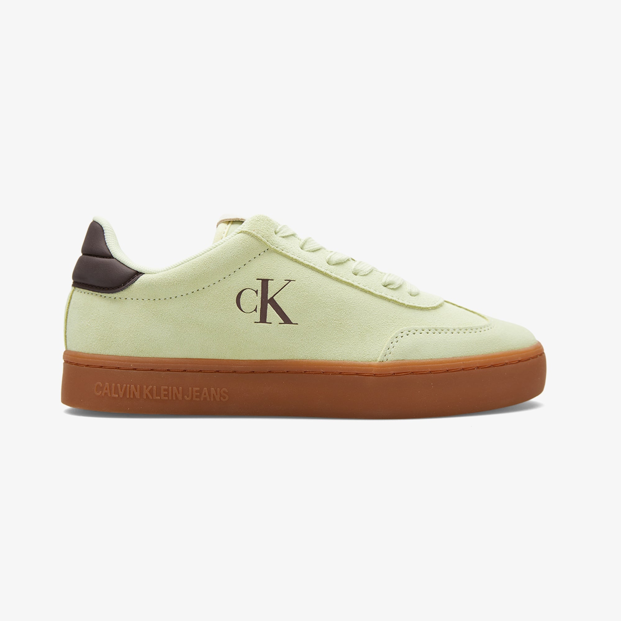 Calvin Klein Classic Cupsole Mix In Kadın Yeşil Sneaker