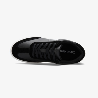  Calvin Klein Classic Cupsole Lace Up Erkek Siyah Sneaker