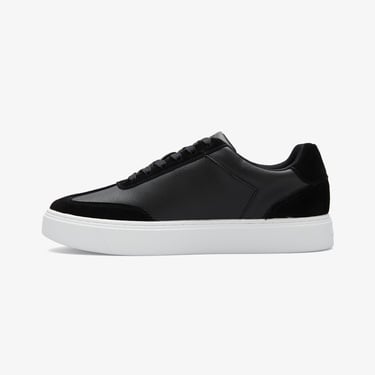  Calvin Klein Classic Cupsole Lace Up Erkek Siyah Sneaker