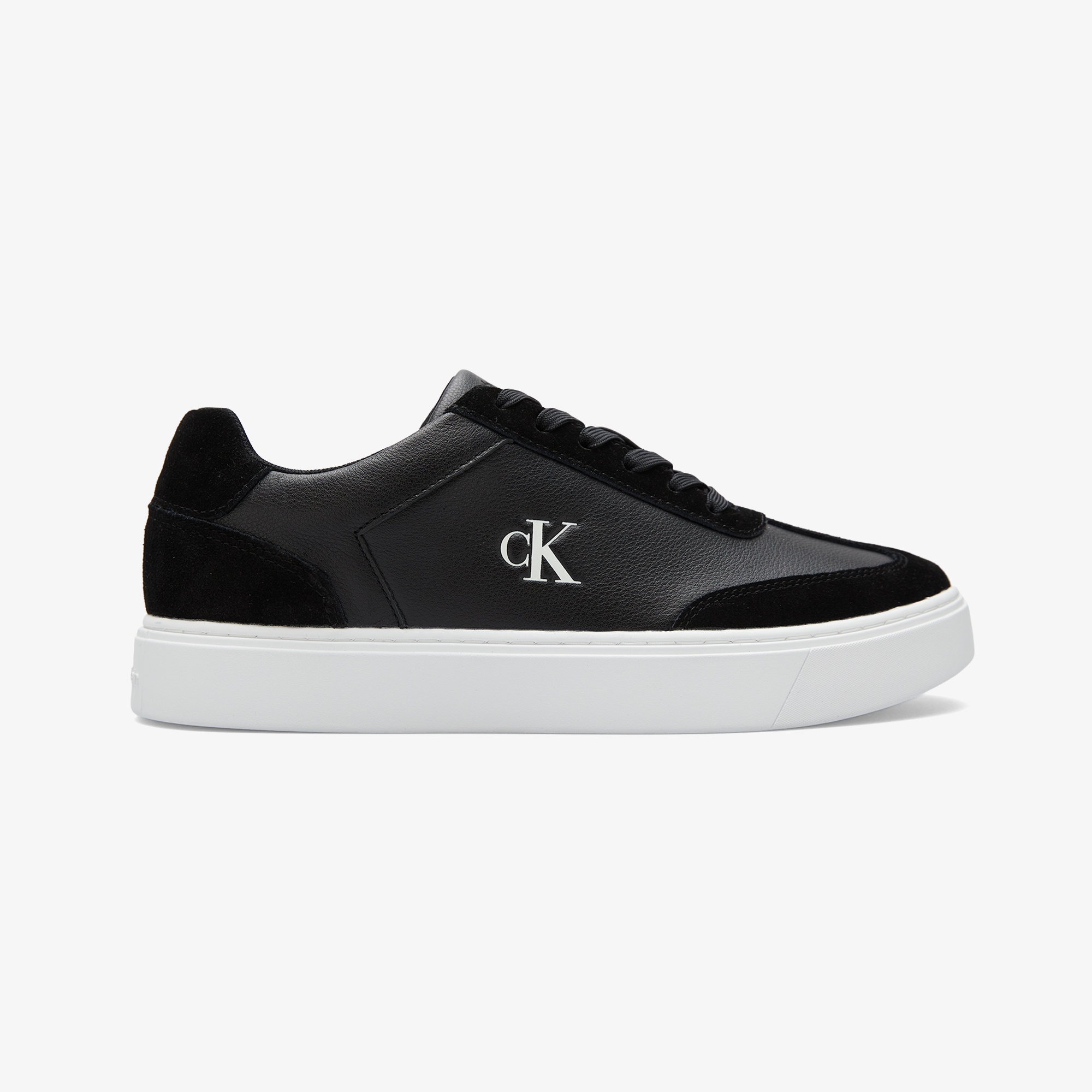Calvin Klein Classic Cupsole Lace Up Erkek Siyah Sneaker