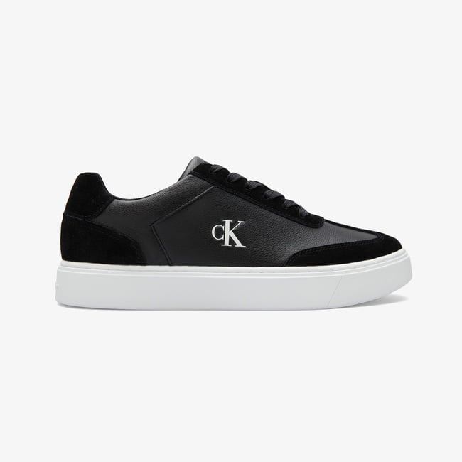  Calvin Klein Classic Cupsole Lace Up Erkek Siyah Sneaker
