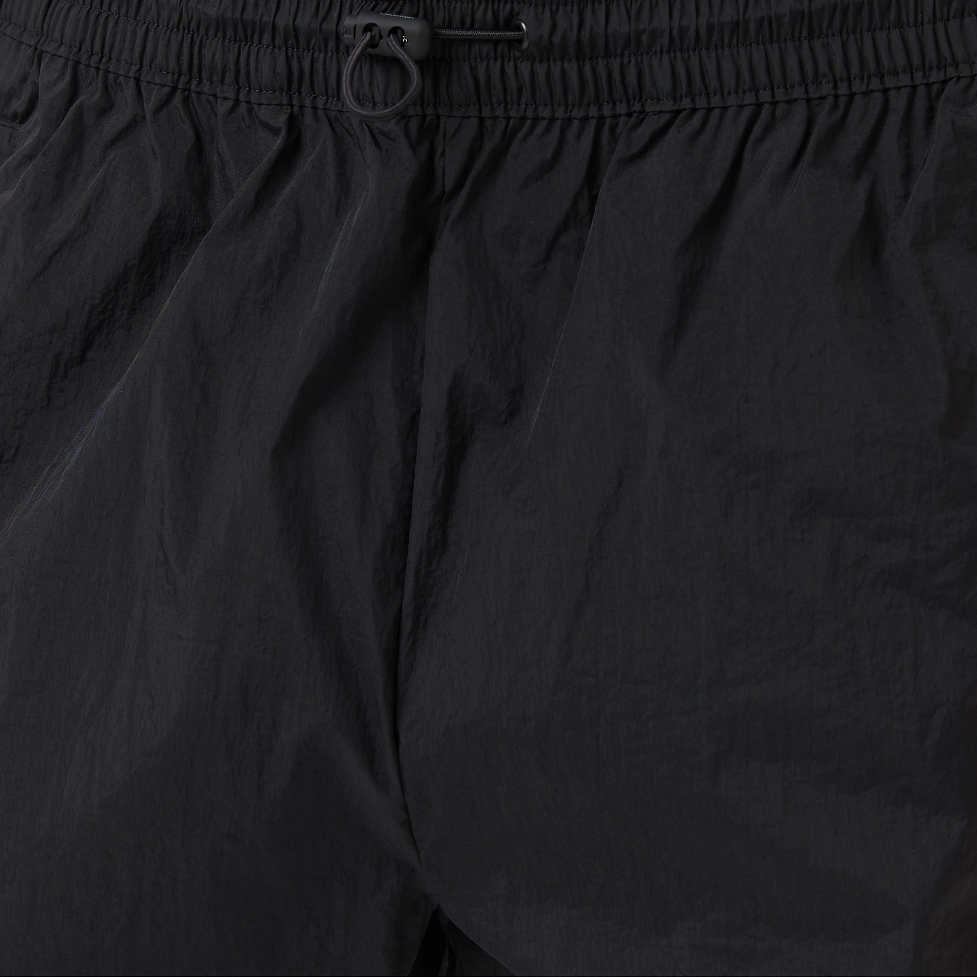Calvin Klein Relaxed Crinkle Nylon Track Erkek Siyah Eşofman Altı