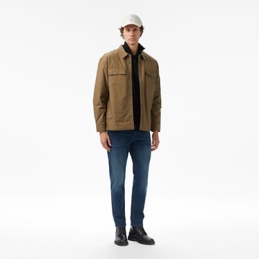  Calvin Klein Filled Relaxed Erkek Sarı Ceket