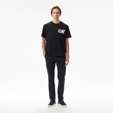  Calvin Klein Sport Logo Graphic Erkek Siyah T-Shirt