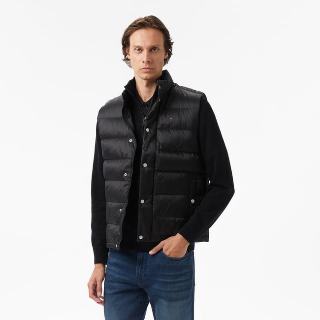  Tommy Hilfiger Light Down Erkek Siyah Yelek