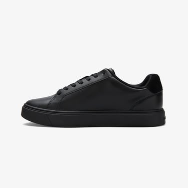  Calvin Klein Classic Cupsole Lace Up  Erkek Siyah Sneaker