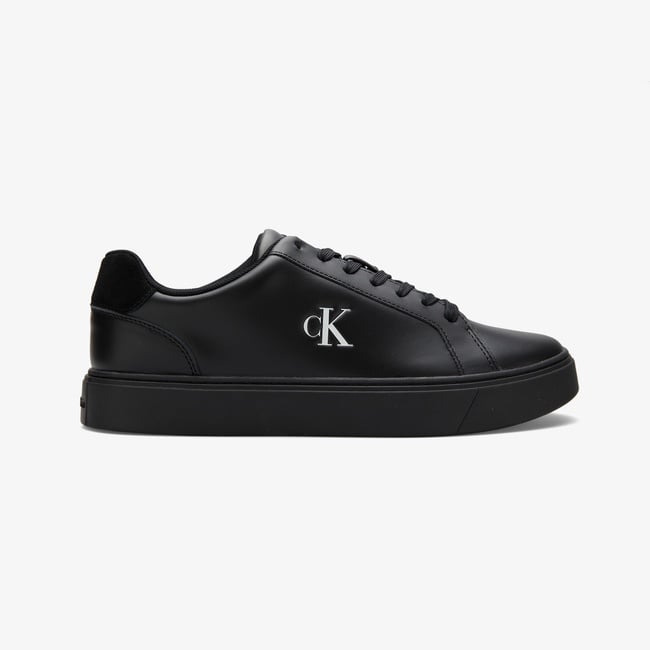  Calvin Klein Classic Cupsole Lace Up  Erkek Siyah Sneaker