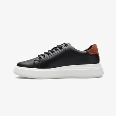  Calvin Klein Cupsole Lace Up Kadın Siyah Sneaker