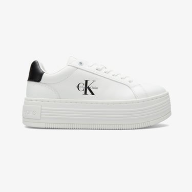  Calvin Klein Bold Flat Low Lace  Kadın Beyaz Sneaker