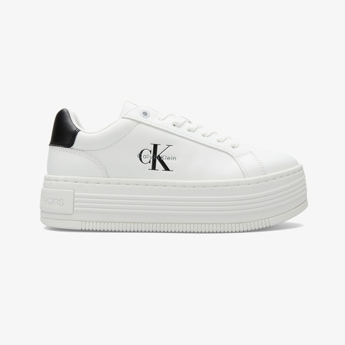  Calvin Klein Bold Flat Low Lace  Kadın Beyaz Sneaker