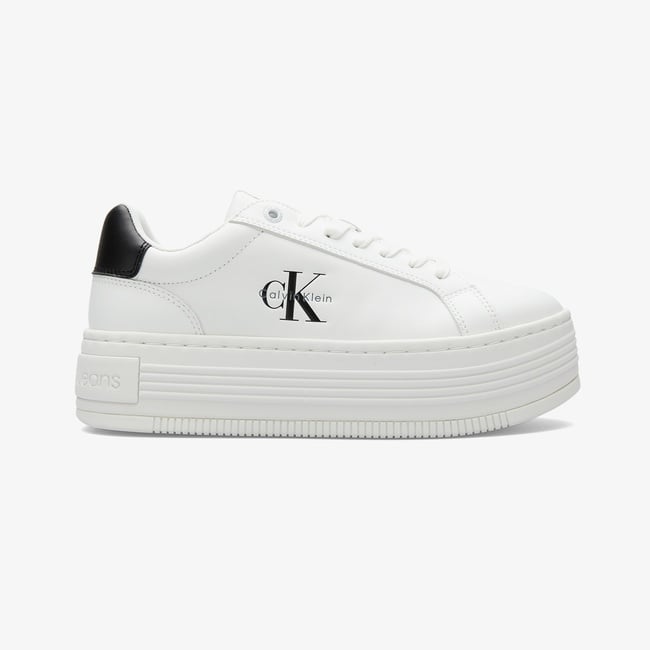  Calvin Klein Bold Flat Low Lace  Kadın Beyaz Sneaker