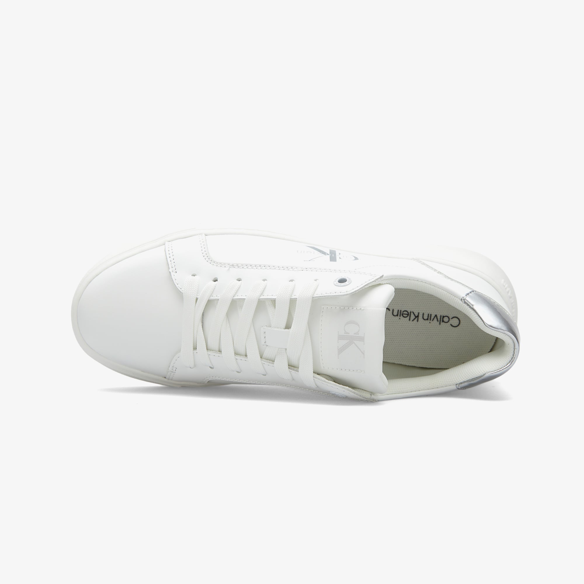 Calvin Klein Chunky Cupsole  Silver Kadın Beyaz Sneaker