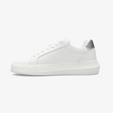  Calvin Klein Chunky Cupsole  Silver Kadın Beyaz Sneaker