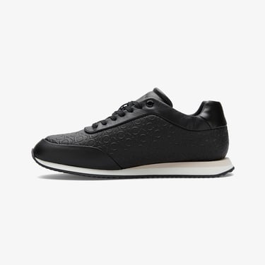  Calvin Klein Runner Lace Up Mono Kadın Siyah Sneaker