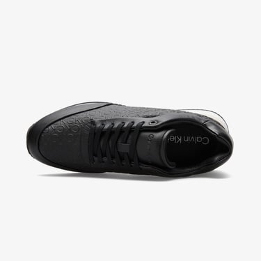  Calvin Klein Runner Lace Up Mono Kadın Siyah Sneaker