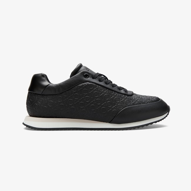  Calvin Klein Runner Lace Up Mono Kadın Siyah Sneaker