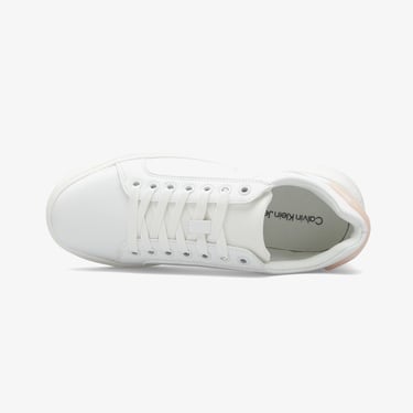  Calvin Klein Chunky Cupsole Patch Kadın Beyaz Sneaker