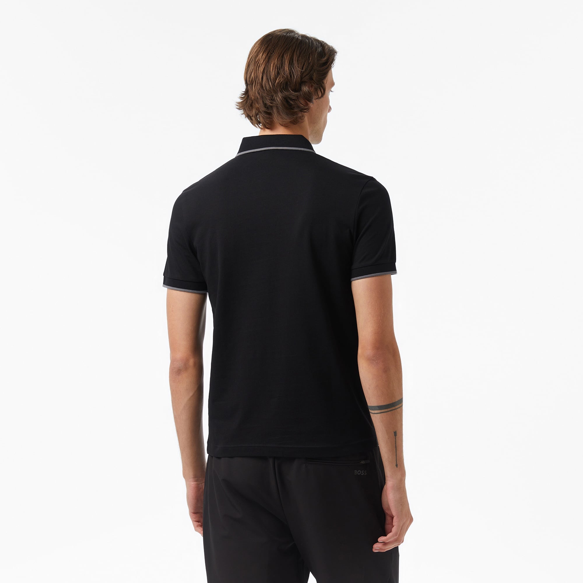 Boss Passertip Erkek Siyah Polo