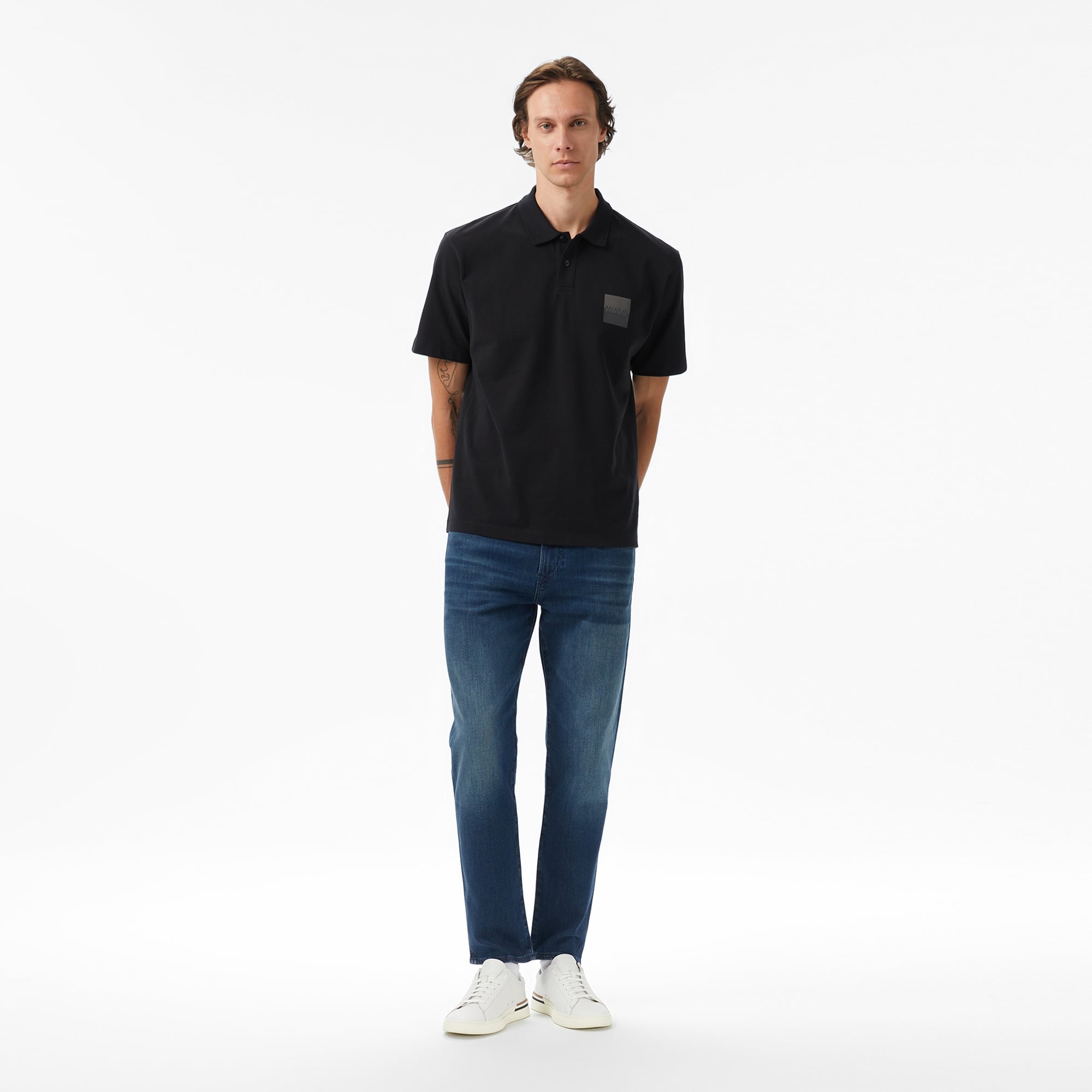 Hugo Dusplity Erkek Siyah Polo