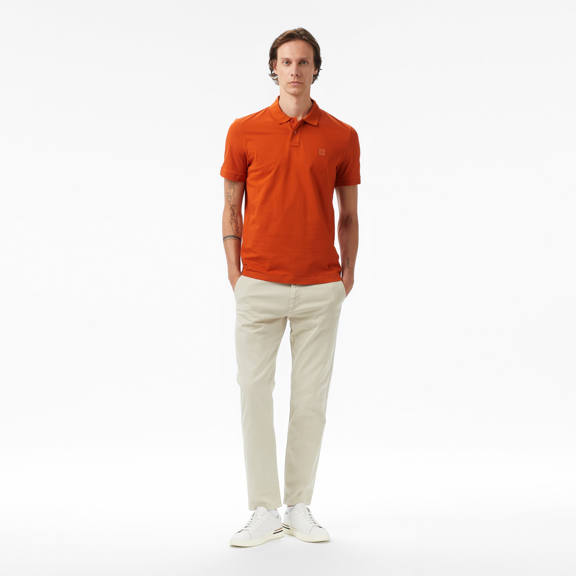  Boss Chino Erkek Açık Bej Pantolon