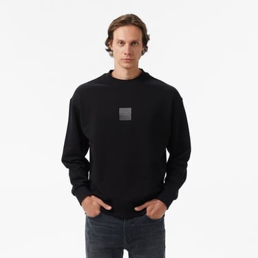  Hugo Dusplited Erkek Siyah Sweatshirt