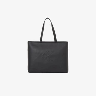  Calvin Klein Sculpted Slim Tote Kadın Siyah Çanta