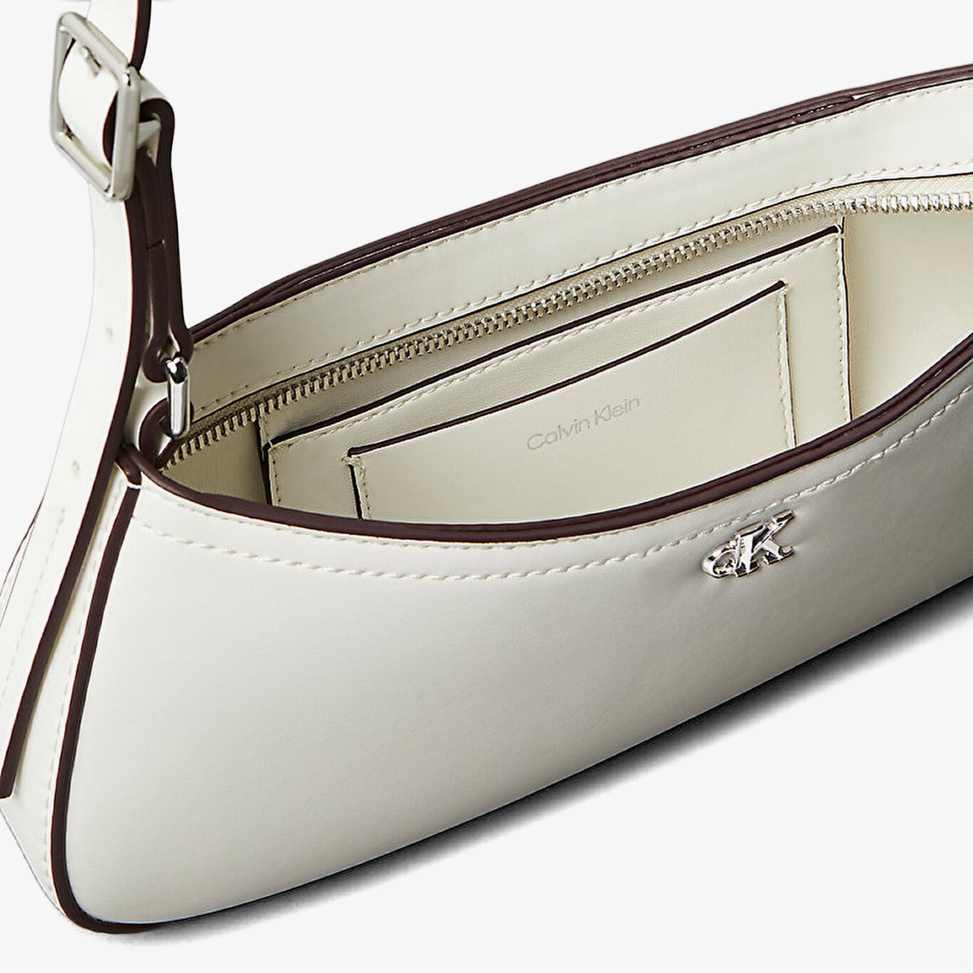 Calvin Klein Small Kadın Beyaz El Çantası