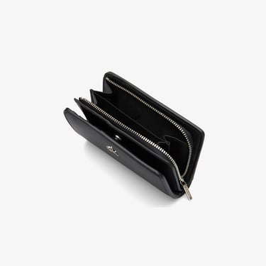  Calvin Klein Re Lock Medium Bifold Kadın Siyah Cüzdan