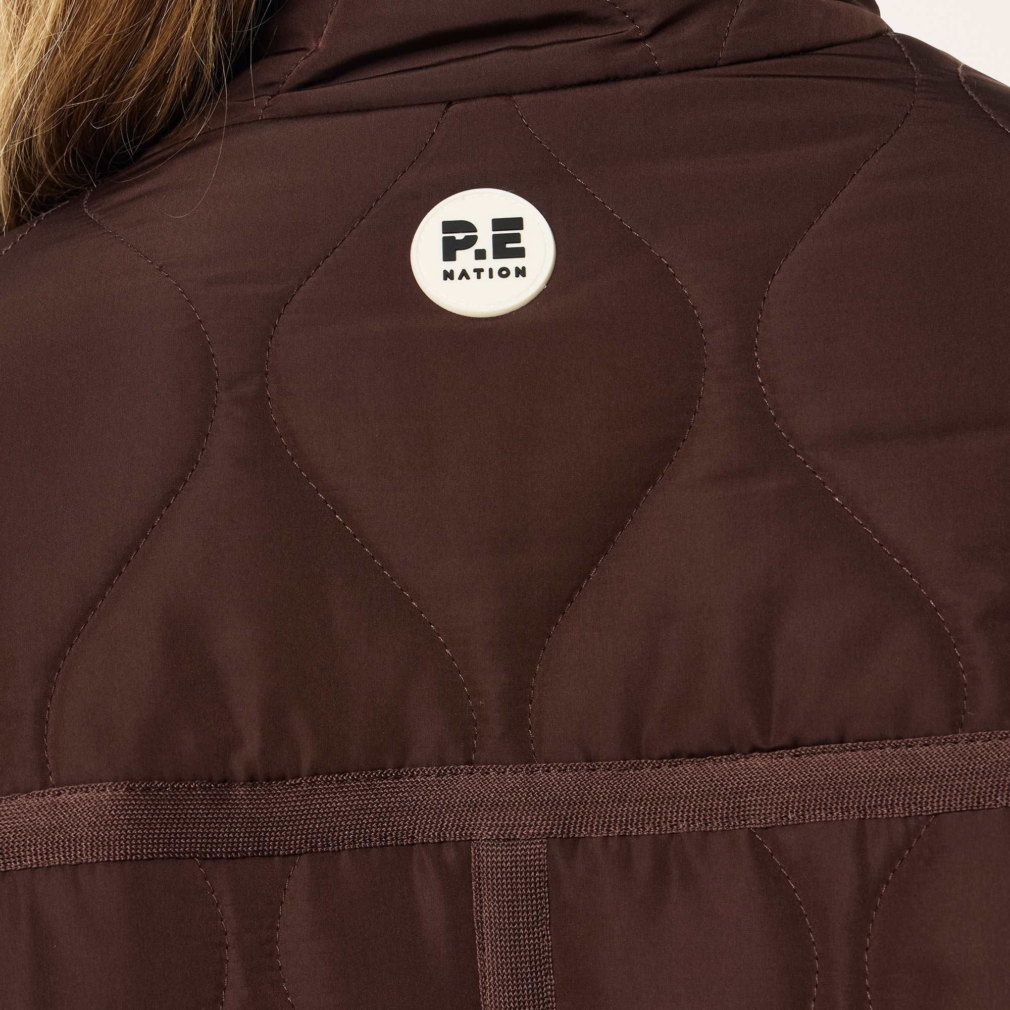 P.E Nation Surge Quilt Kadın Kahverengi Ceket
