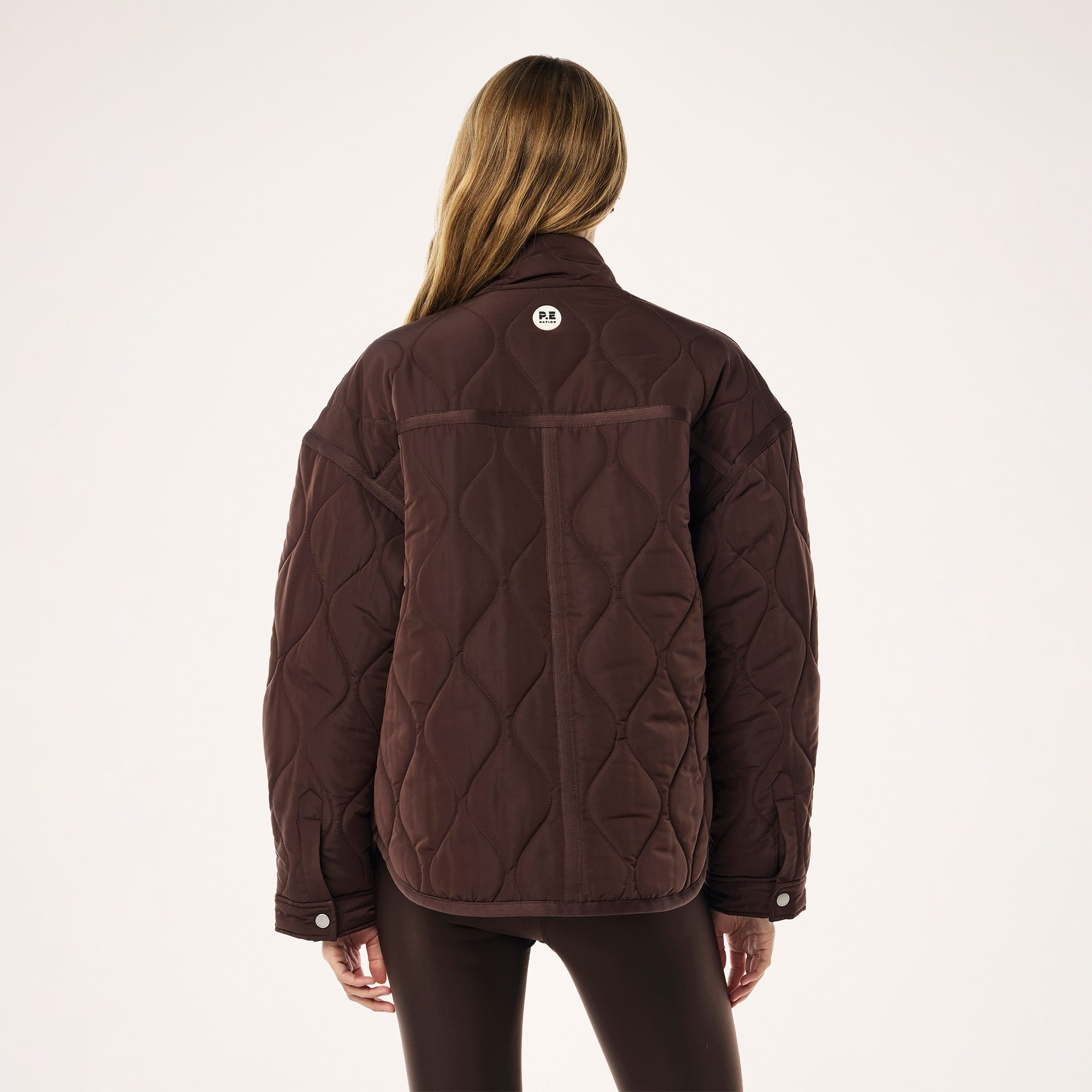 P.E Nation Surge Quilt Kadın Kahverengi Ceket