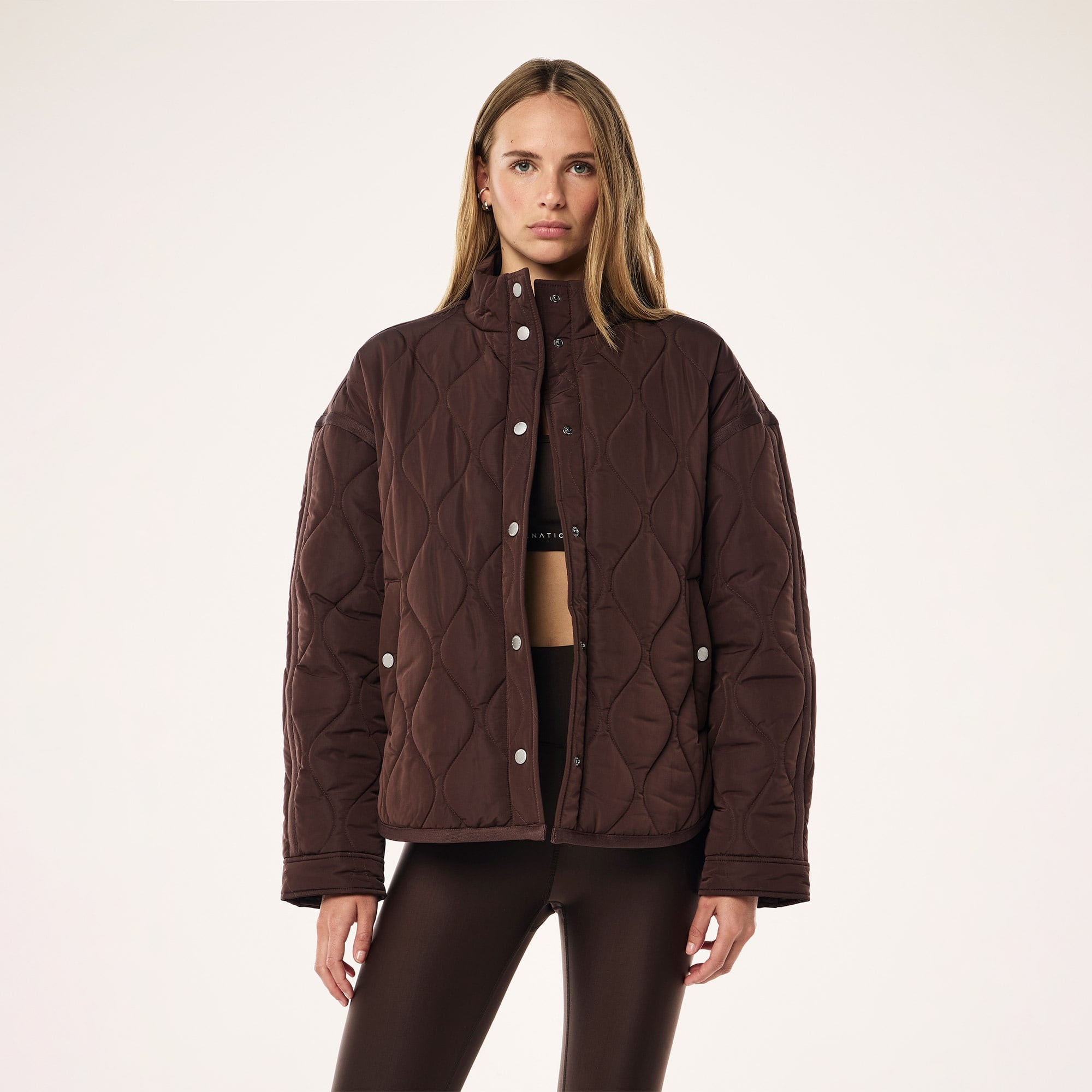 P.E Nation Surge Quilt Kadın Kahverengi Ceket