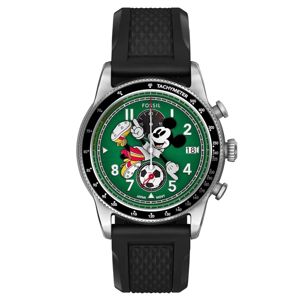  Fossil FLE1203 Disney x Fossil Limited-Edition Mickey Mouse Soccer Erkek Kol Saati