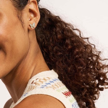  Fossil JF04922-710 Kelebek Kadın Küpe